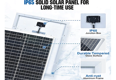 IP65 Solid Solar Panel for Long-Time Use